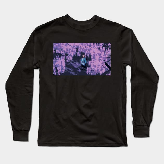 Anime Demon Slayer: Kimetsu no Yaiba aesthetics PixelArt Long Sleeve T-Shirt by BleizerShtorn